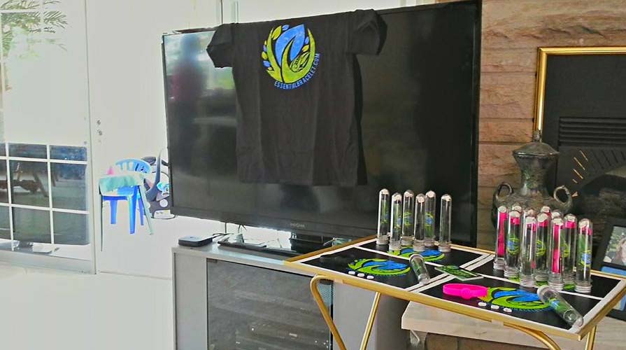 Home party for essential oils and aromatherapy