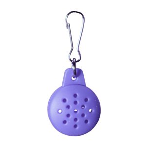 Amethyst purple silicone pendant diffuser for cats