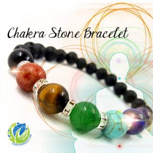 chakra Stone Bracelet for diffusing essential oils